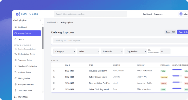 Automated Catalog Ingestion